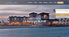 Desktop Screenshot of lamaison-bleue.com